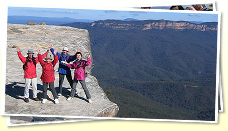 Sydney tour groups in the Blue Mountains